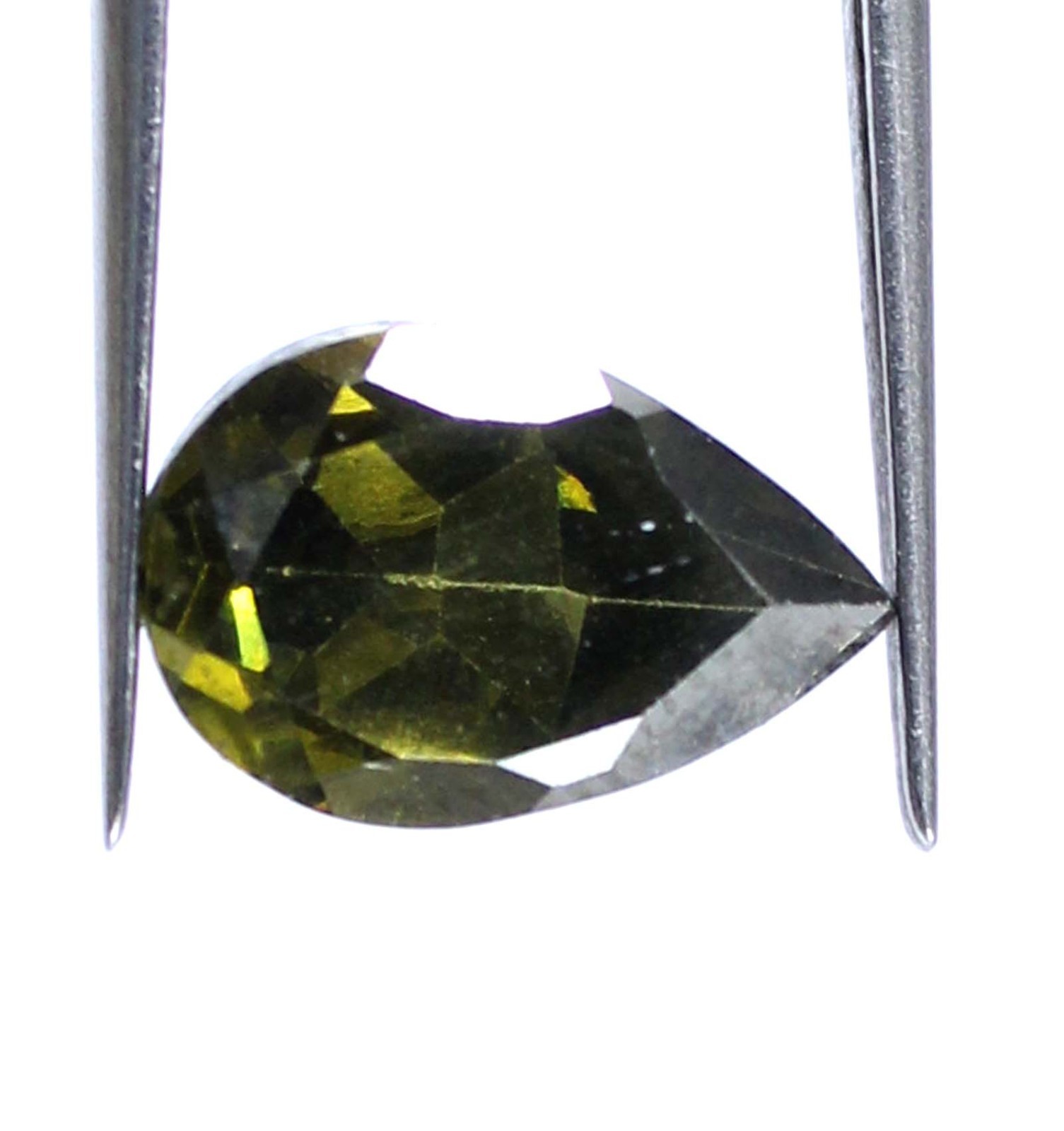 Natural 5.90 Ct Green Tourmaline Pear Gems Certified T28603 Columbus Day Deal