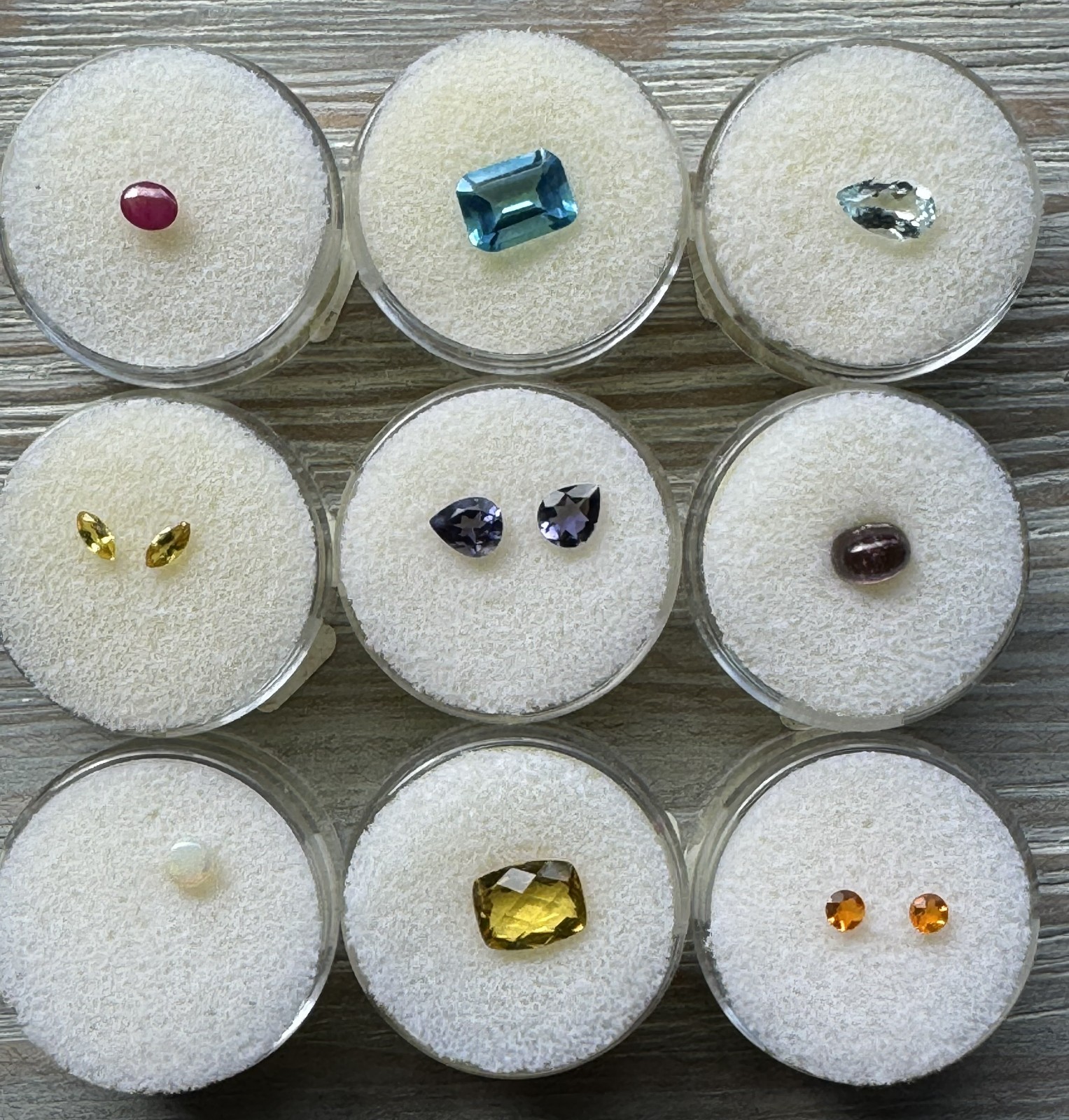 PRECIOUS GEMSTONE INVESTMENT LOT #1: 12 GEMS, 8.87 TCW. Ruby&More. Details Below