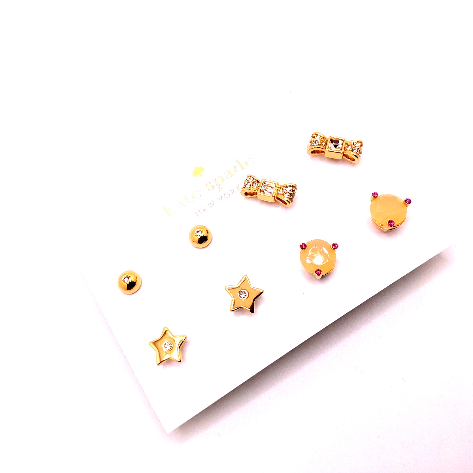 Kate Spade New York Four Beautiful Assorted Pairs Stud Earrings