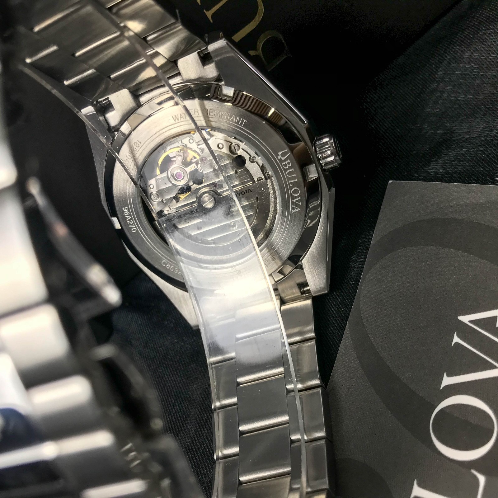 Bulova 96A270 Suveyor Automatic White Dial Stainless Steel Men’s Wristwatch NEW