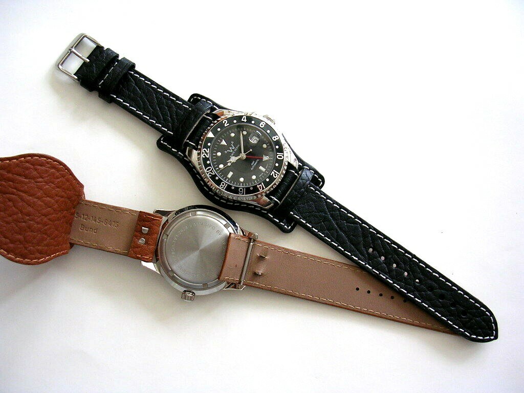 Buffalo Bund Open End Flieger German Pilot watch band Military strap IW SUISSE