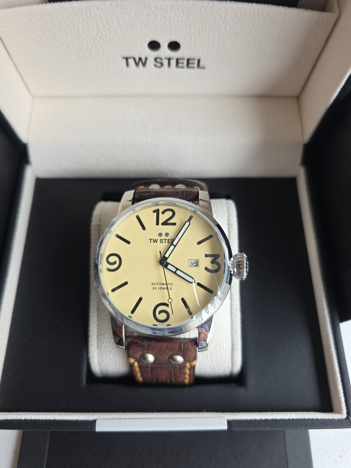 TW STEEL MS26 Maverick 48mm Men’s Automatic Watch 24 Jewels $699 – NEW & RARE
