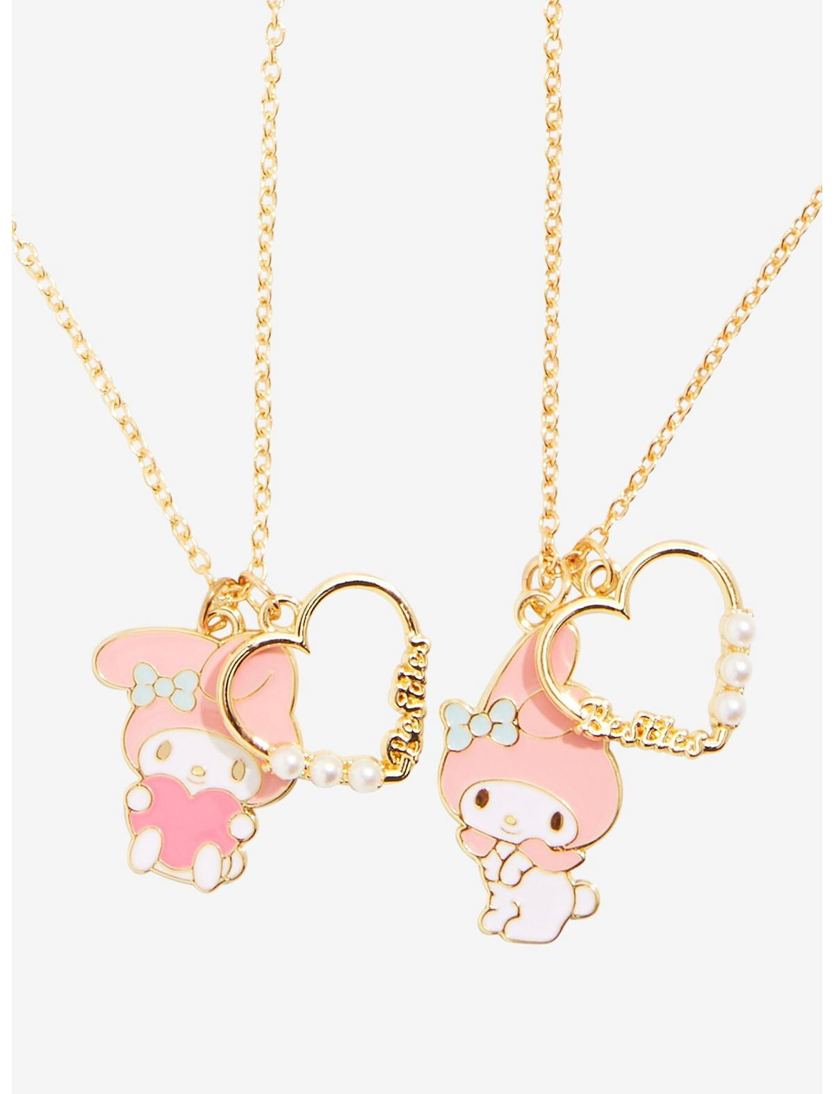 Sanrio My Melody Heart Best Friend Necklace Set