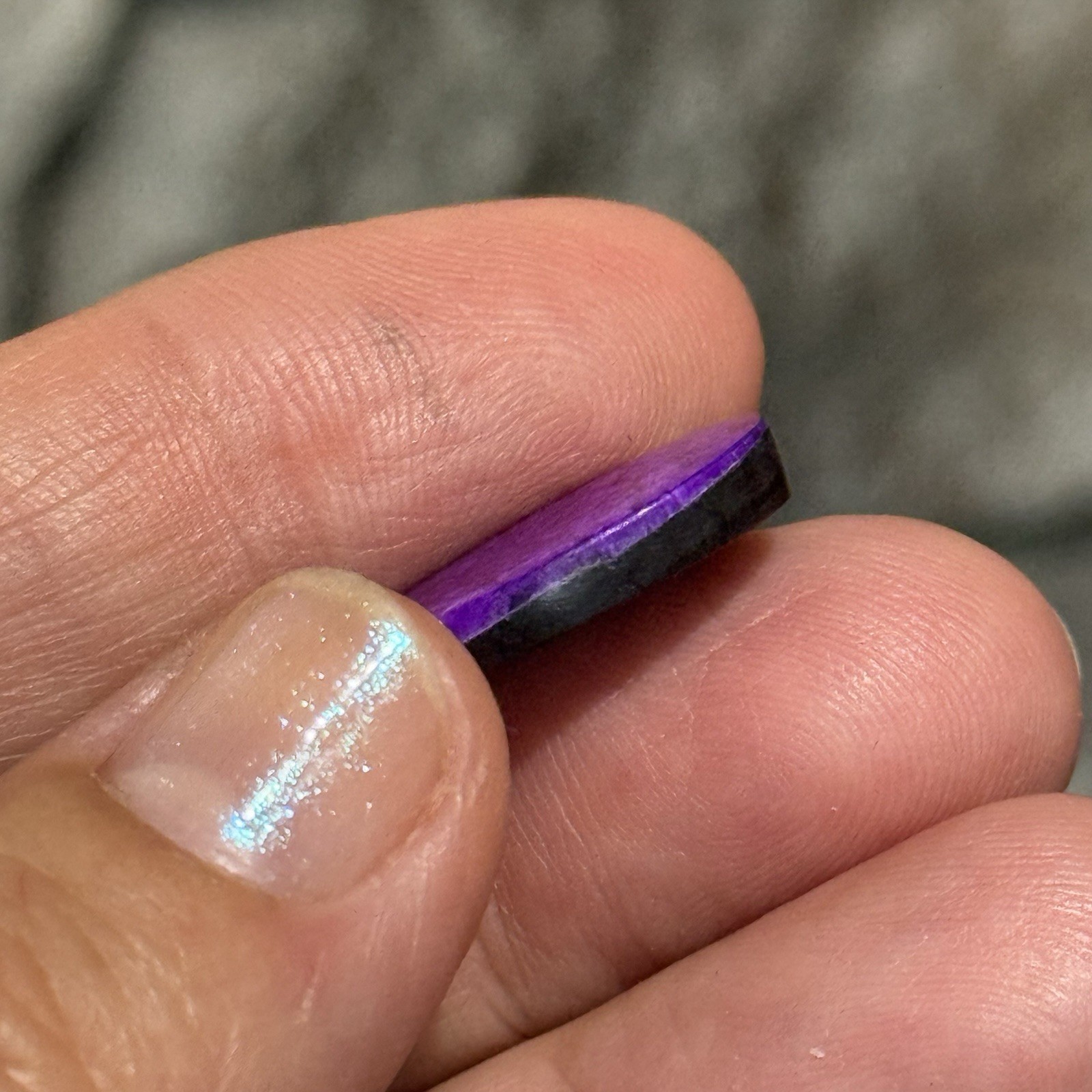 11.2ct 19×13.7×3.5mm Fine Purple Sugilite Oval Backed Cabochon Gemstone