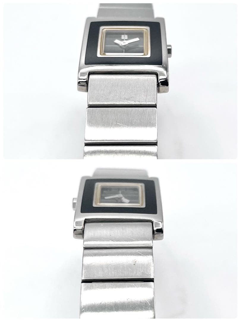 Yves Saint Laurent Diamond Quartz Ladies Watch Black Japan 0711910
