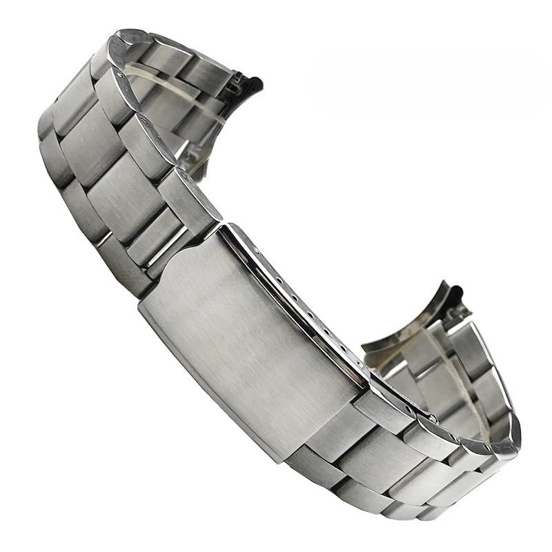 For Seiko 3 Bead Diving Solid Stainless Steel Watch band Strap Arc 18 19 20 21mm