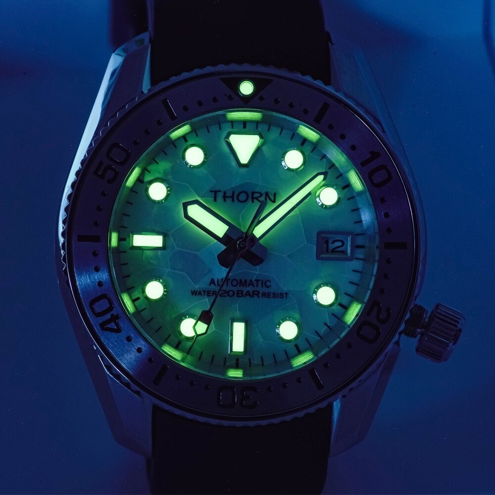 THORN MM200 SPB185 SP187J1 NH35A 200M Diver Automatic Watch C3 42mm 316L PVD SS