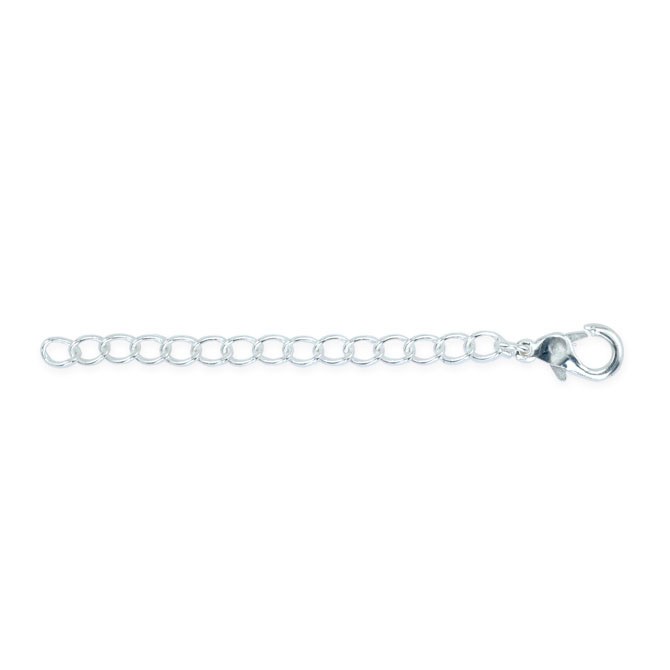 Beadalon® Extension Chains with Lobster Clasps 50.8mm Silver Plated 3 pieces