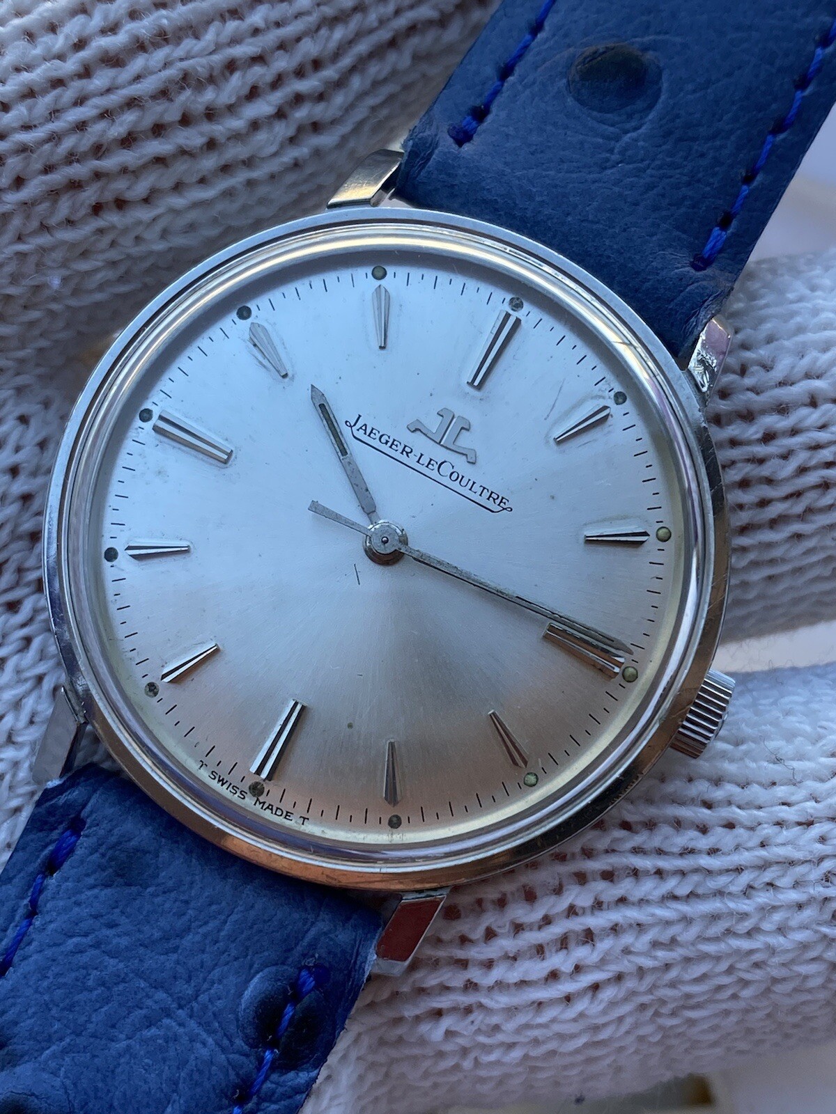 Jaeger Le Coultre Watch E20004 Manual Cal.K885 Mens 34mm Swiss Made