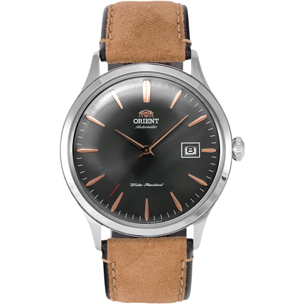 Orient Men’s Bambino Version 4 Gray Dial Automatic 42mm Watch AC08003A