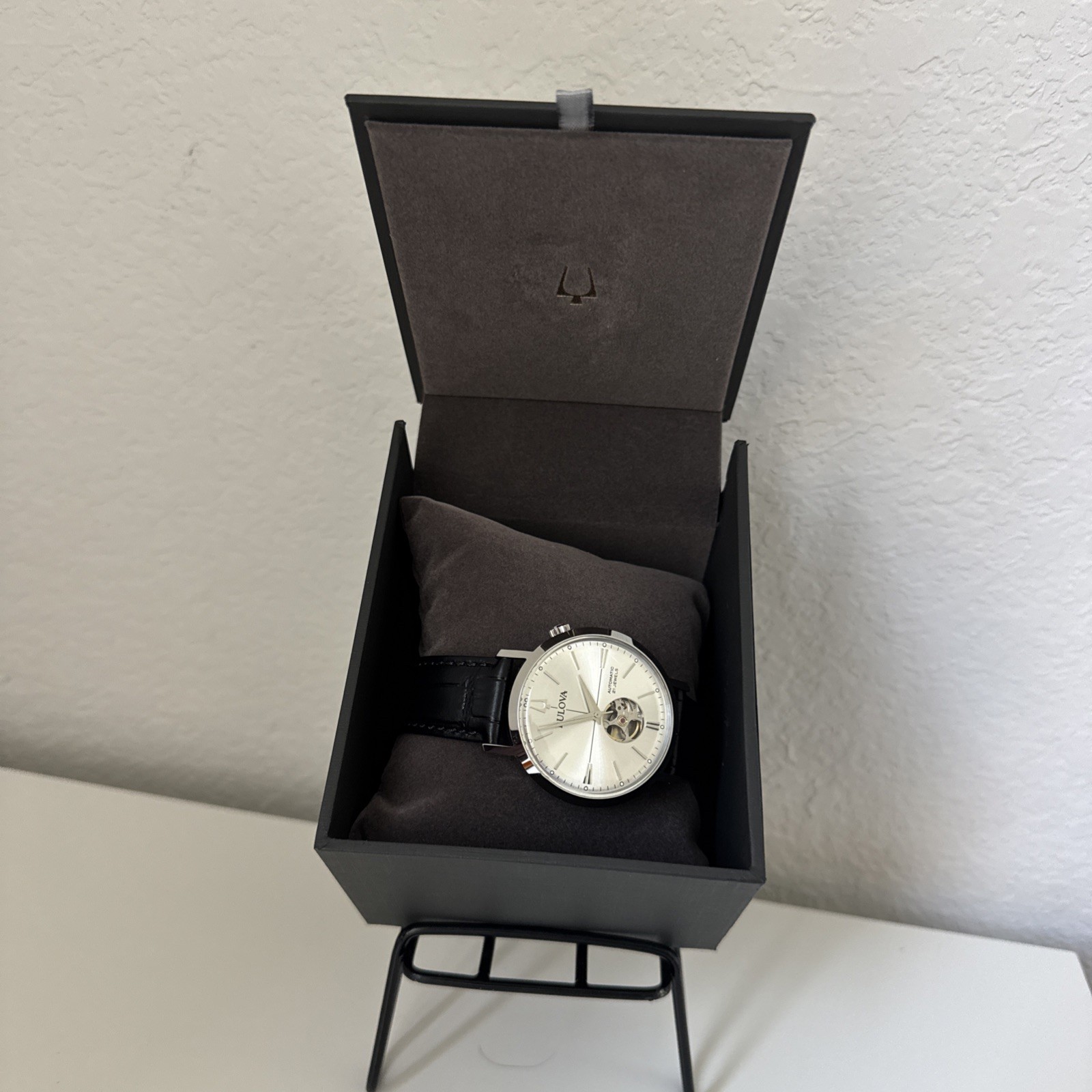 Bulova Aerojet Automatic Stainless Steel Men’s Watch, 41mm 96A315 NEW