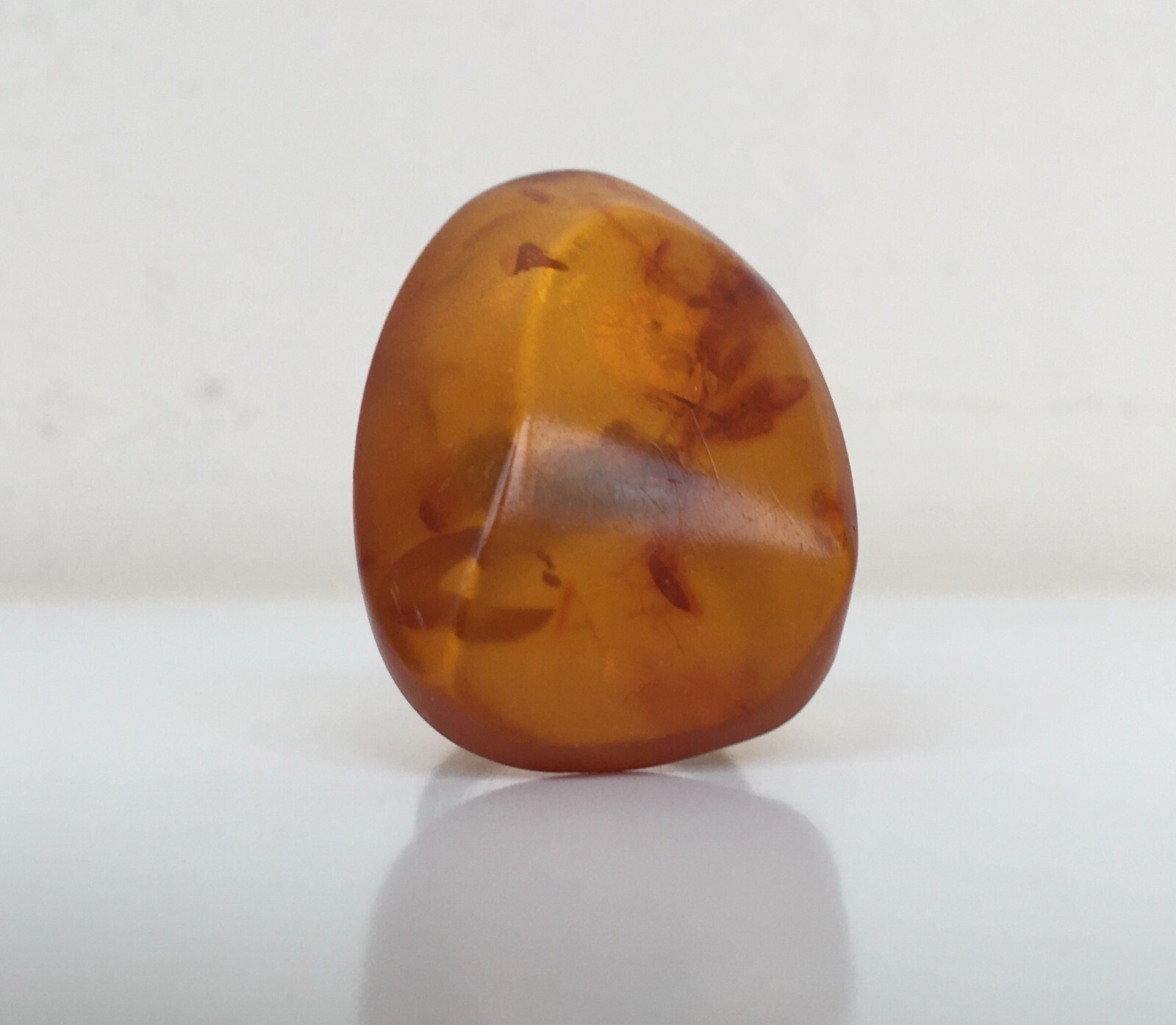 Ring made of Natural Amber Cupronickel USSR period Size 8 18.25 mm 8.86 gr
