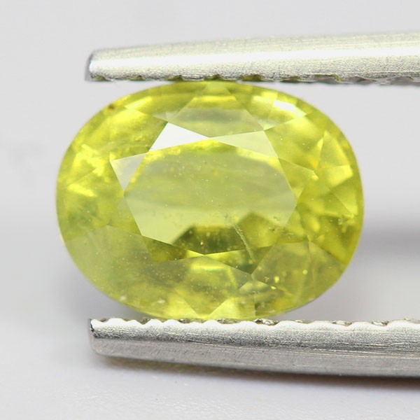 2.04Cts NATURAL UNTREATED YELLOW CHRYSOBERYL OVAL CUT LOOSE GEMSTONES M126