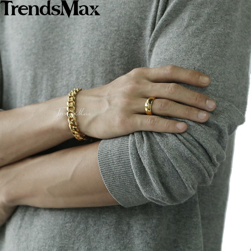 8MM Black/Silver/Gold Plated Tungsten Ring Men Valentine Wedding Band US 8-13