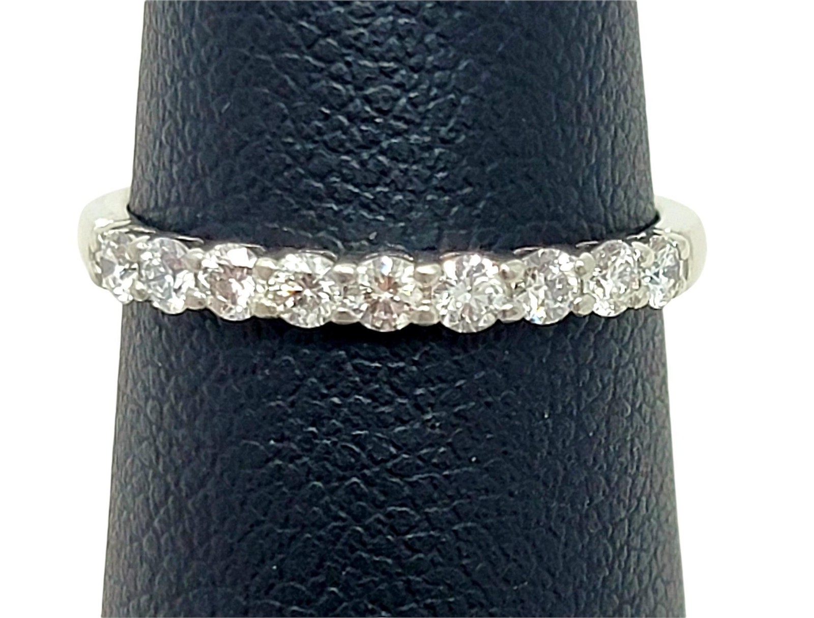 Tiffany & Co. Embrace Semi-Eternity 9 Round Diamond Band Ring in Platinum