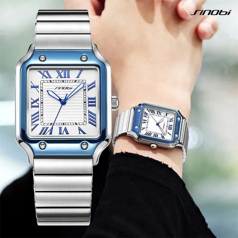 SINOBI Casual Design Men’s Quartz Watches Santos De Style