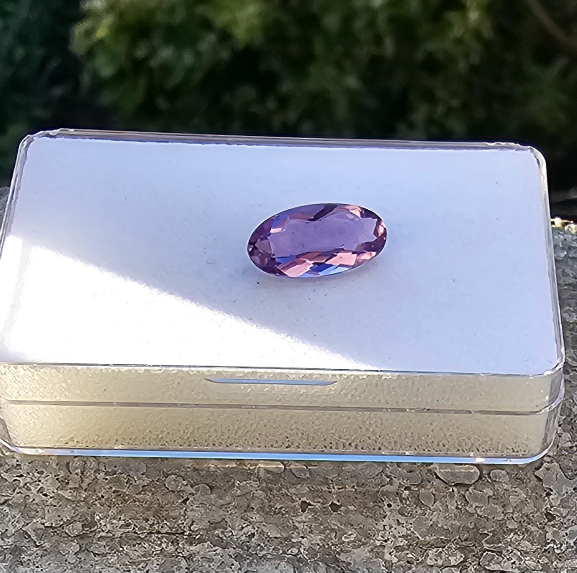 Amethyst 13.7mm x 6.8mm Oval Loose Stone