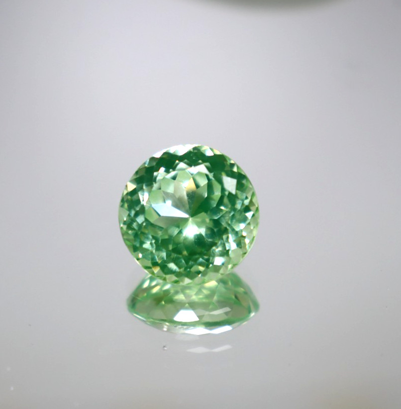 14Ct Rare Natural Green Spinel Round Cut Loose Gemstone 14x14x9mm