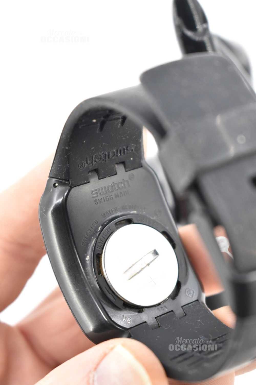 Swatch CR1632 Black Touch Screen Watch