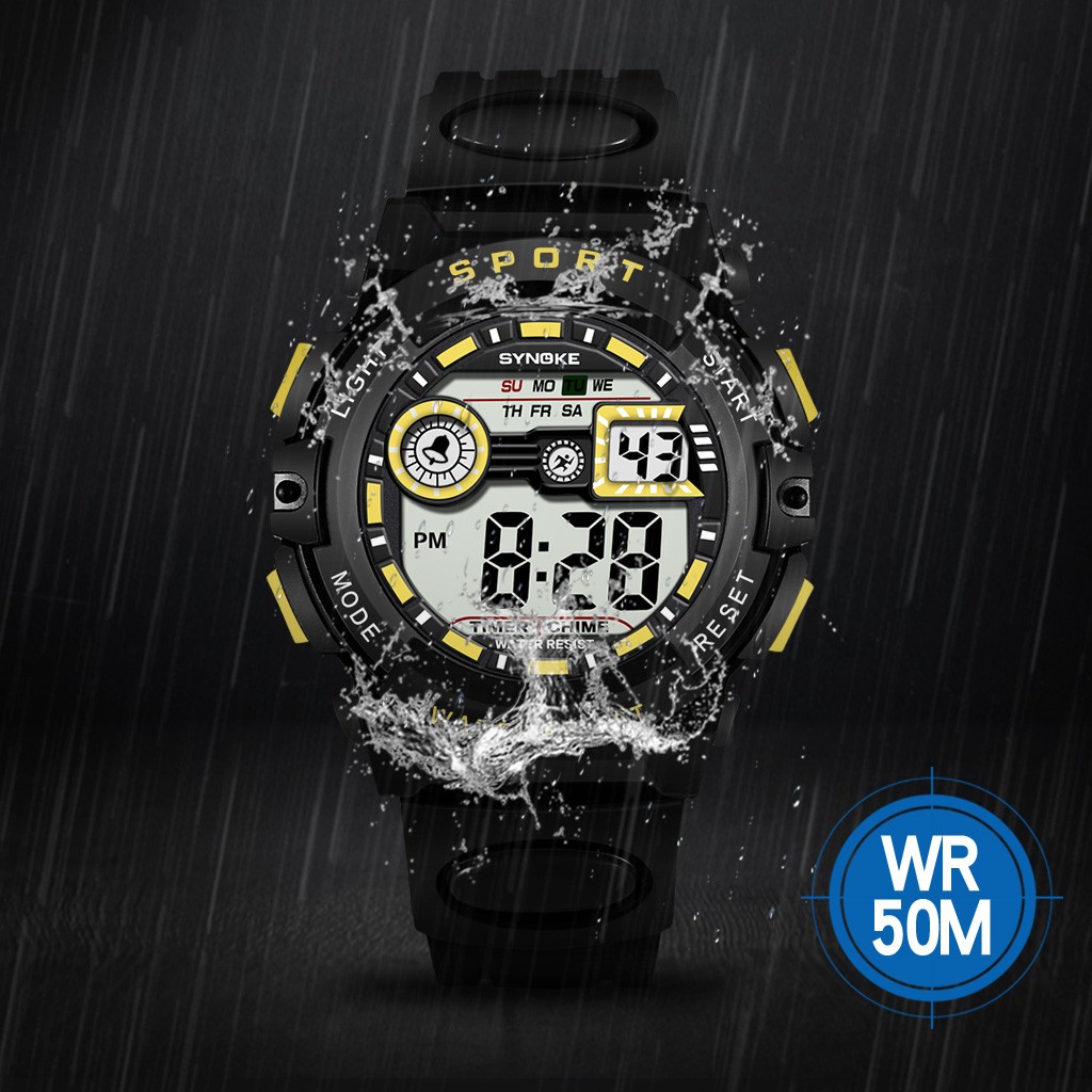Boys Digital Watch Waterproof Sports LED Watches with Alarm Kids Wrist Watches