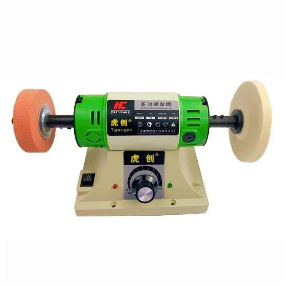 Gem Jewelry Rock Bench Polishing Grinding Machine Bench Polisher 800-10000RPM