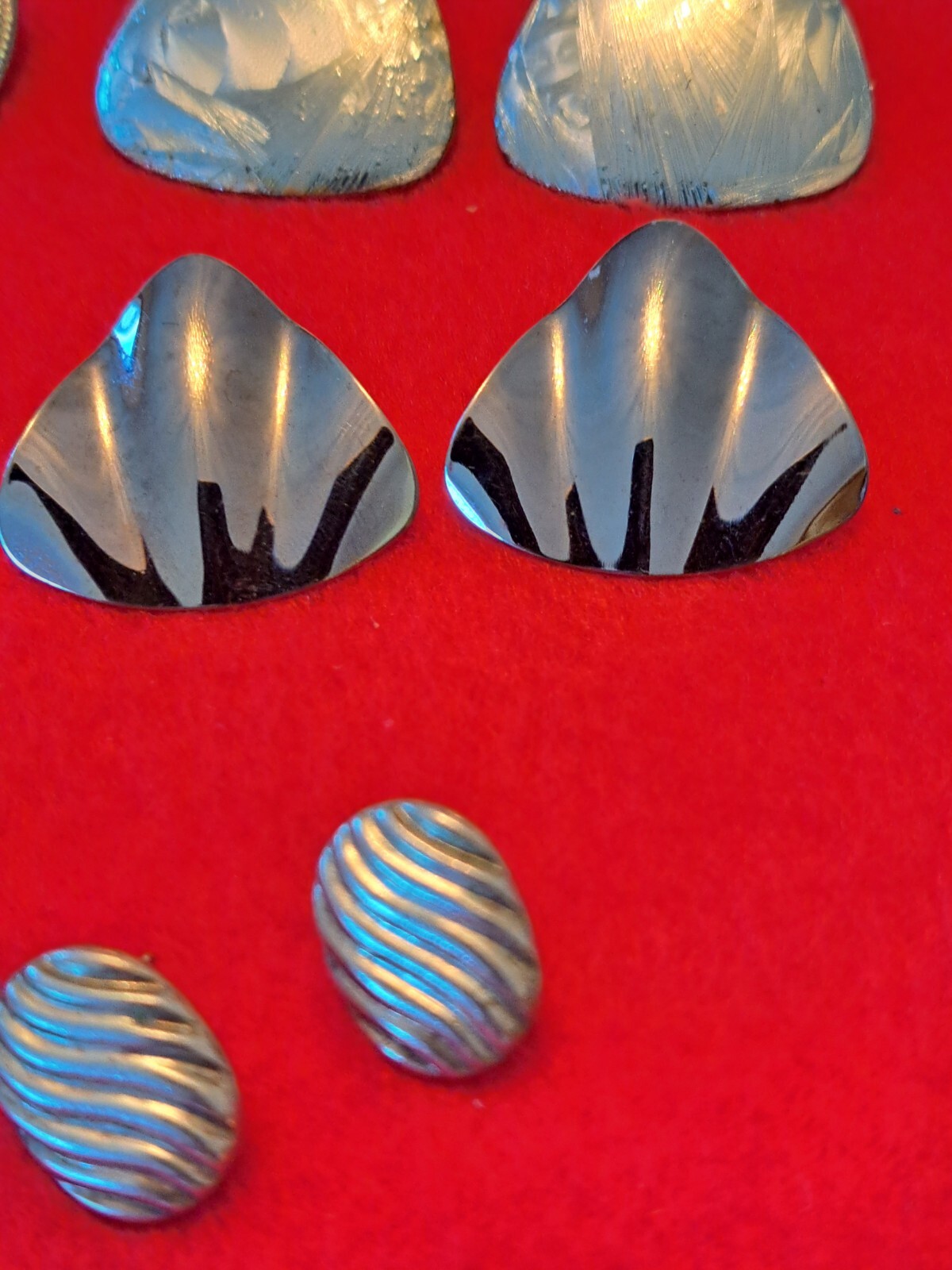 Earrings Vintage Silver Tone Costume Design Several Styles a Lot of 15 Pair