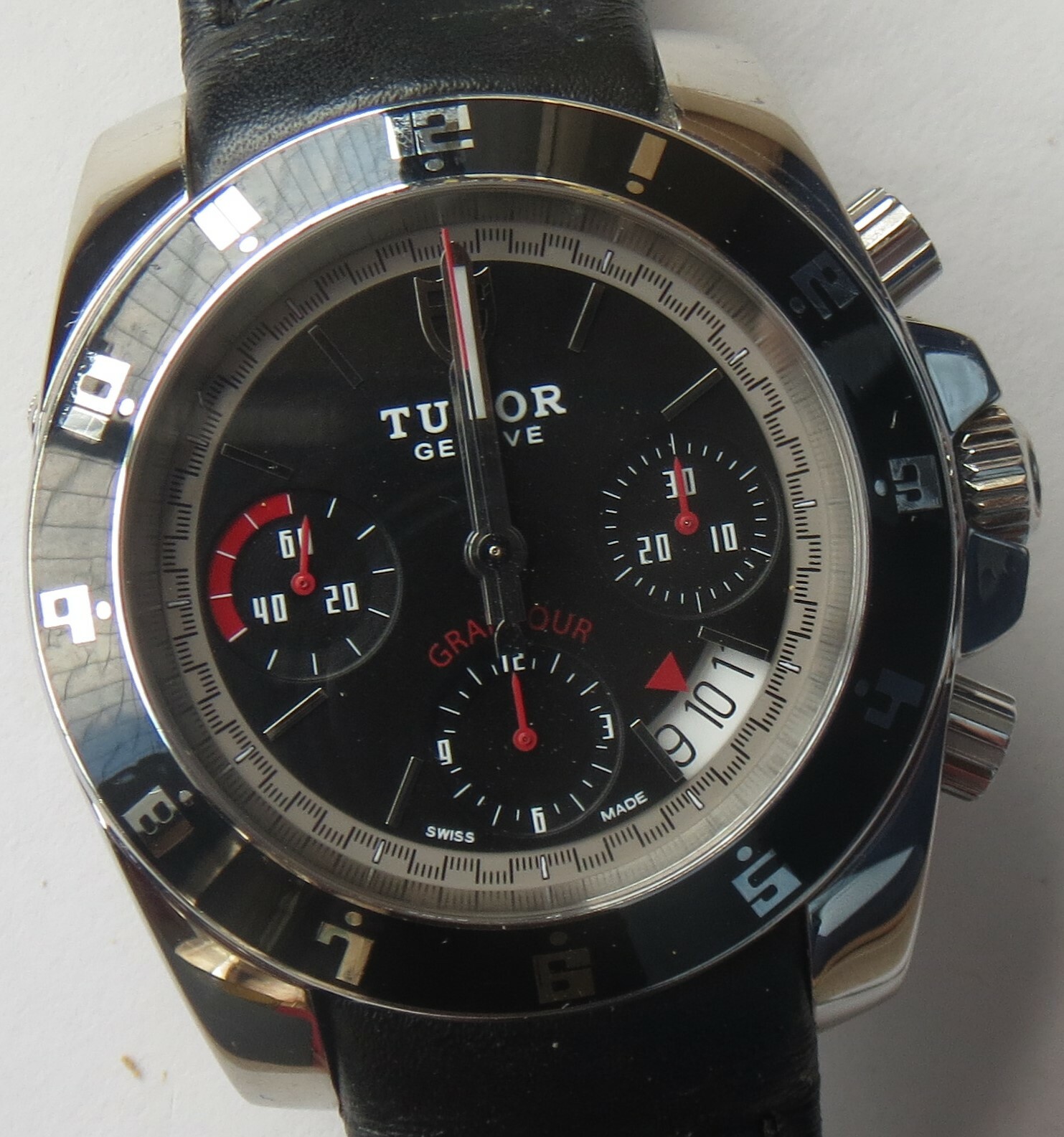 TUDOR GRANTOUR REF 20350N AUTOMATIC CHRONOGRAPH MENS WRISTWATCH