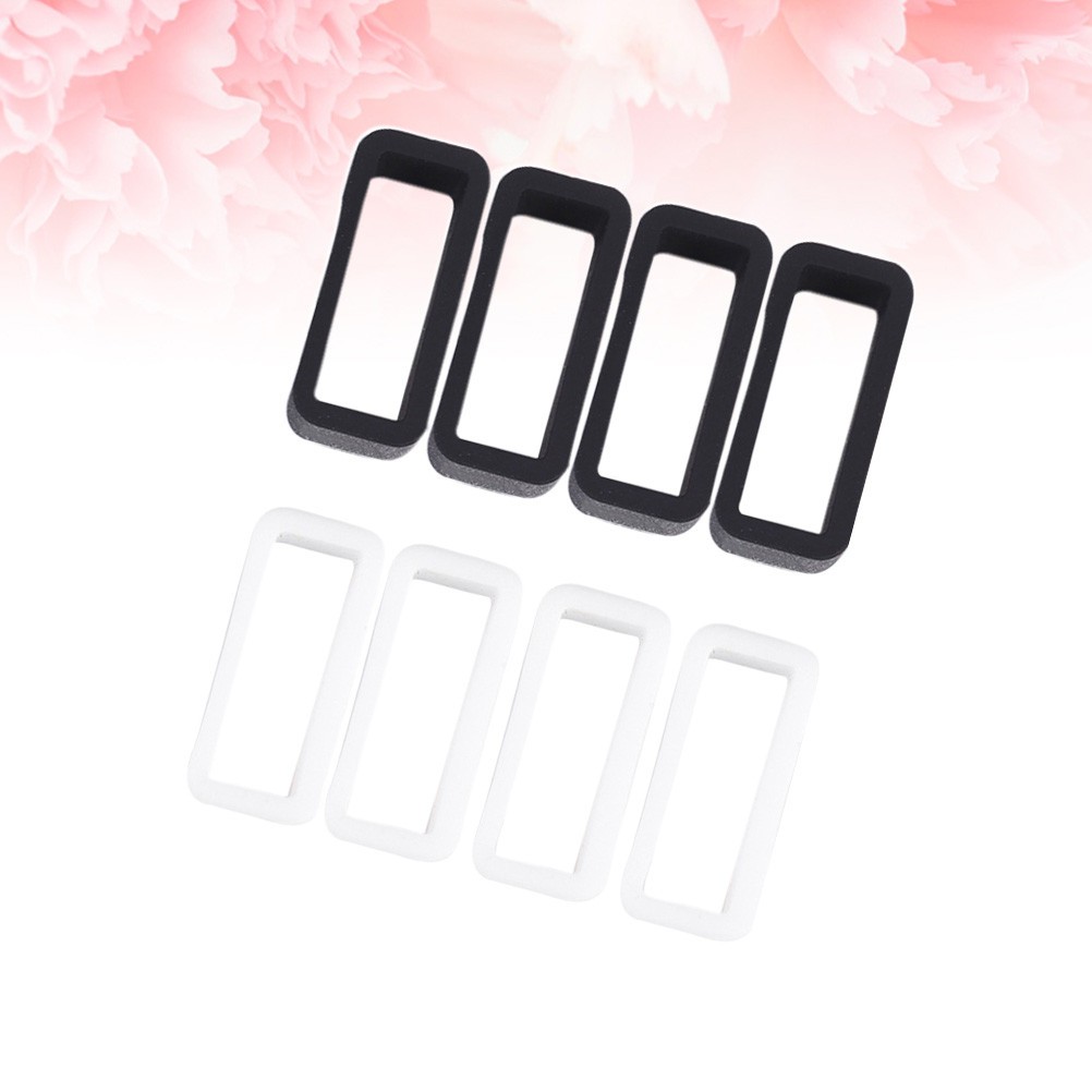 8Pcs Watch Buckle Set Made of Premium Silicone Easy to Install Clasp for Watch