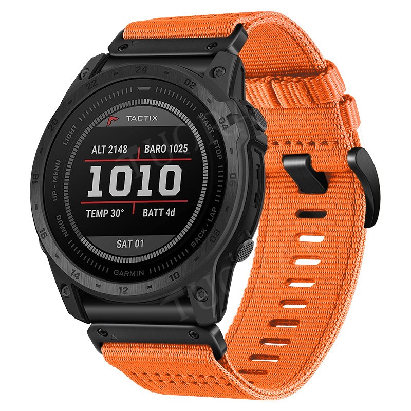 Nylon Band For Garmin Fenix 8 E 7 7X 6 6X 5 5X 3 HR Approach S62 S60 Watch Strap