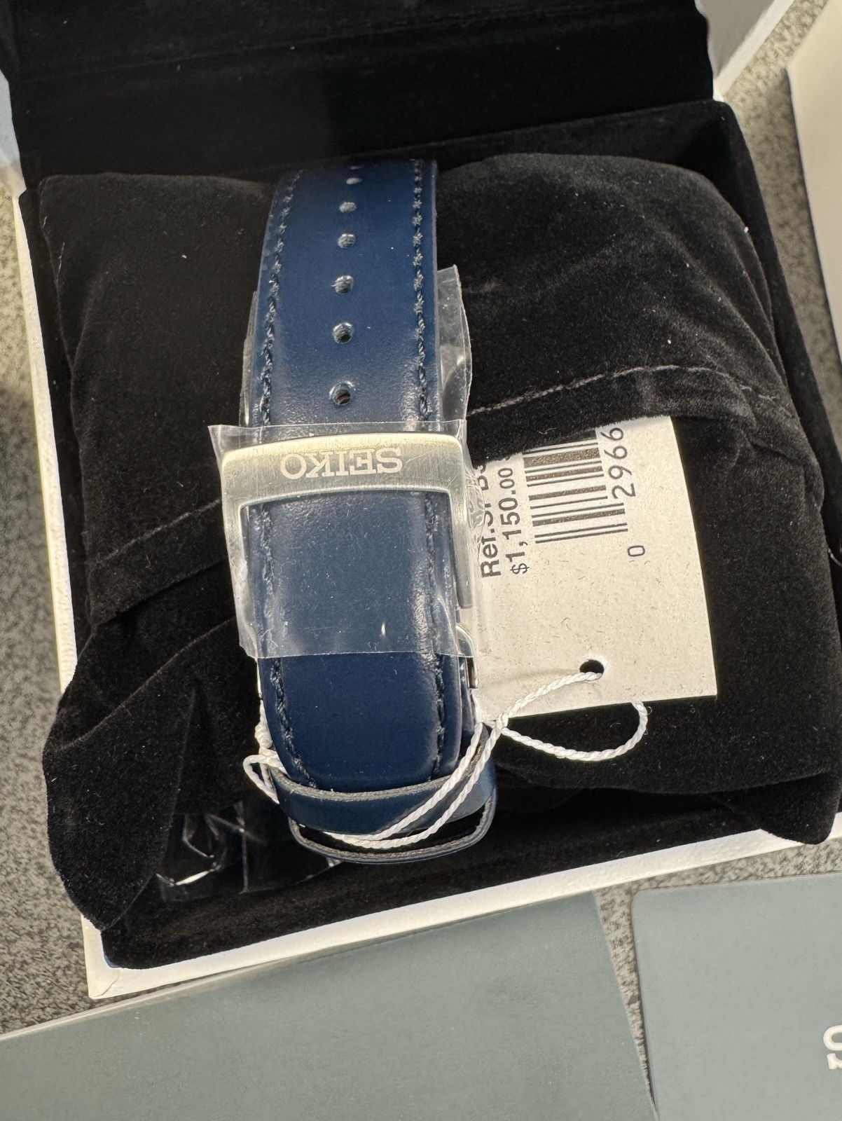 Seiko Prospex Luxe Alpinist GMT Automatic BlueLeather / Dial Watch SPB377 Japan