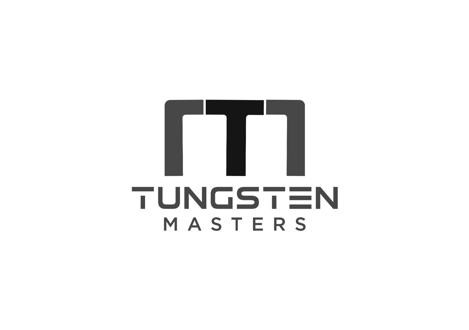 TungstenMasters 8MM/6MM Tungsten Matte Silver Wedding Band Ring w/ CZ Stones