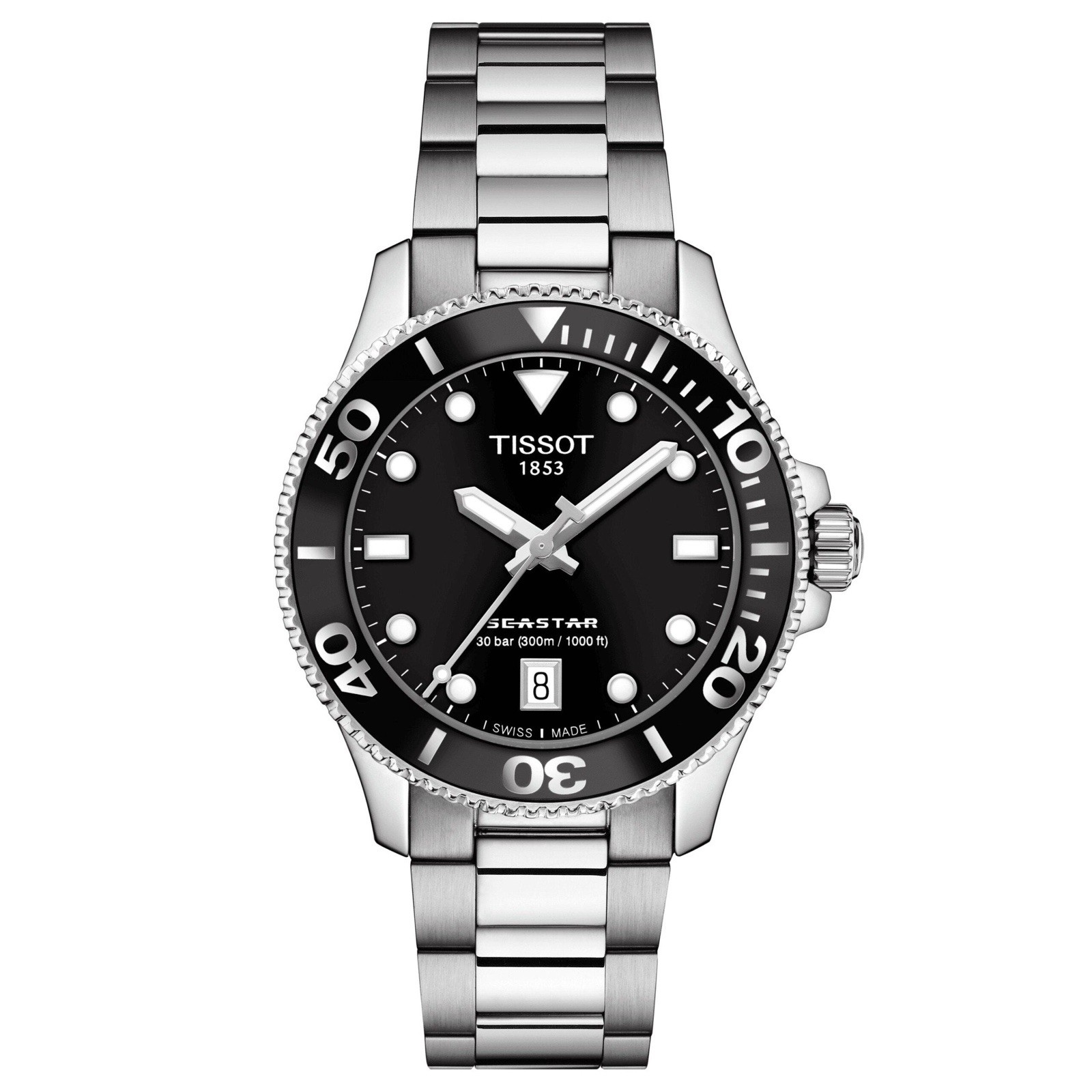 Tissot Seastar 1000 36mm Silver Watch T120 210 11 051 00