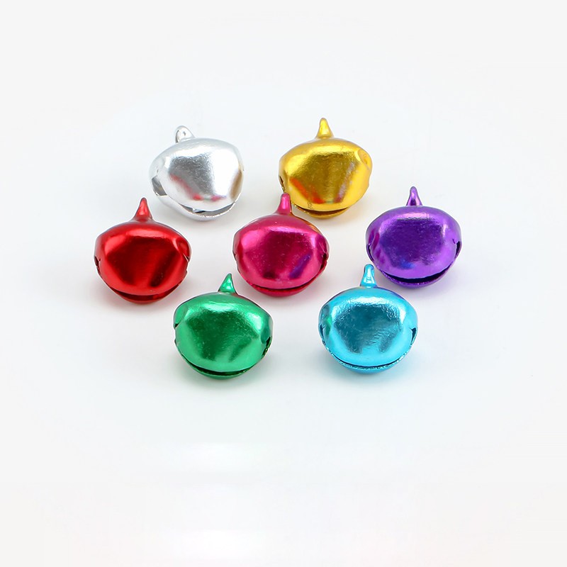 Aluminum Little Jingle Bell Dangle Charms with Loop 6/8/10/12/14mm Accessories