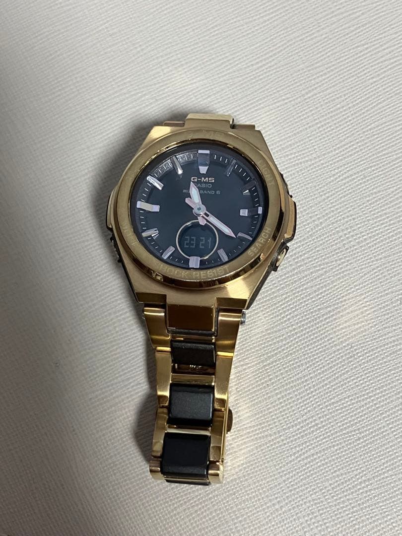 G-MS Pink Gold Solar Watch CASIO MSG-W200CG-5AJF