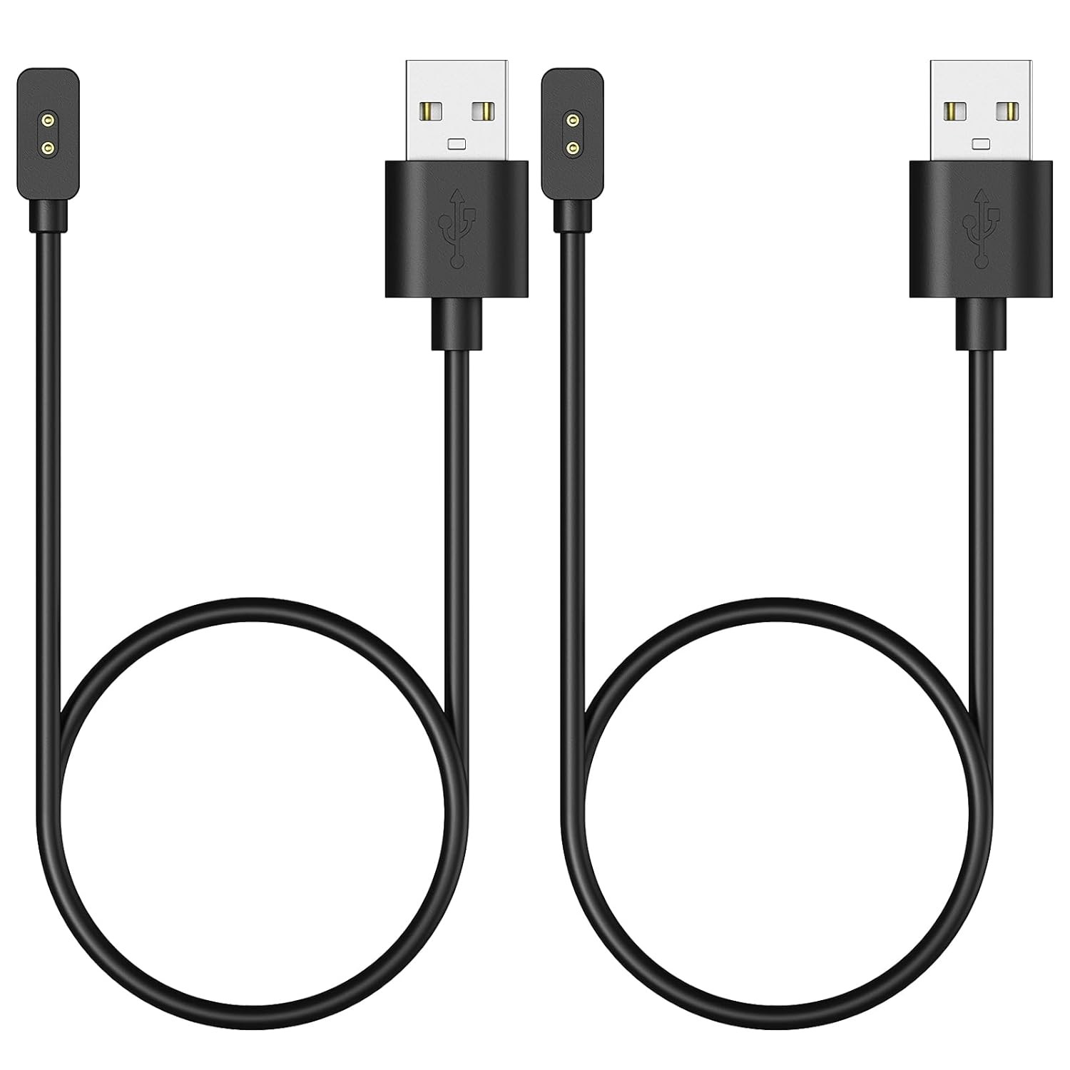 2 Pack Charger Cable Compatible with Smart Band 10/9/8 – Magnetic USB Charging D