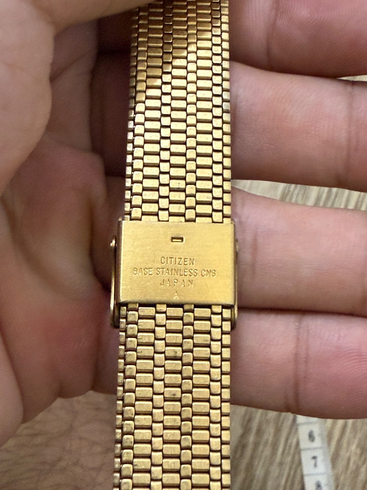 Vintage Citizen Quartz Ana Digi Gold Tone 8962-087607 Japan Men’s Watch Runs