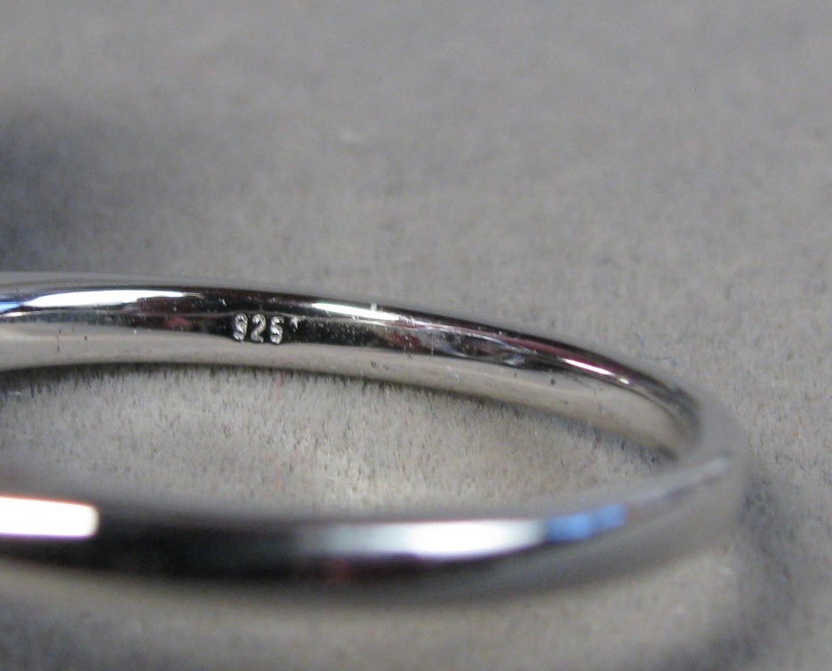 Bradford Sterling Silver Magnificent Beauty CZ Ring 4.8g Size 10 #B177
