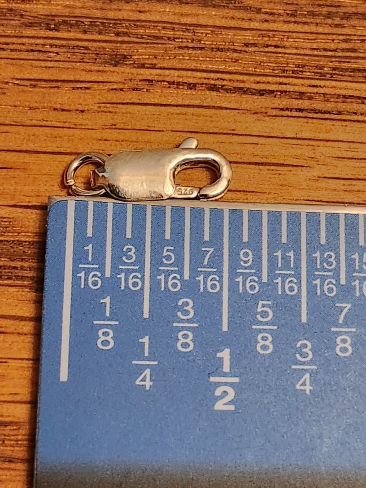Sterling Silver Lobster Clasp W/O-Ring 14.5mm