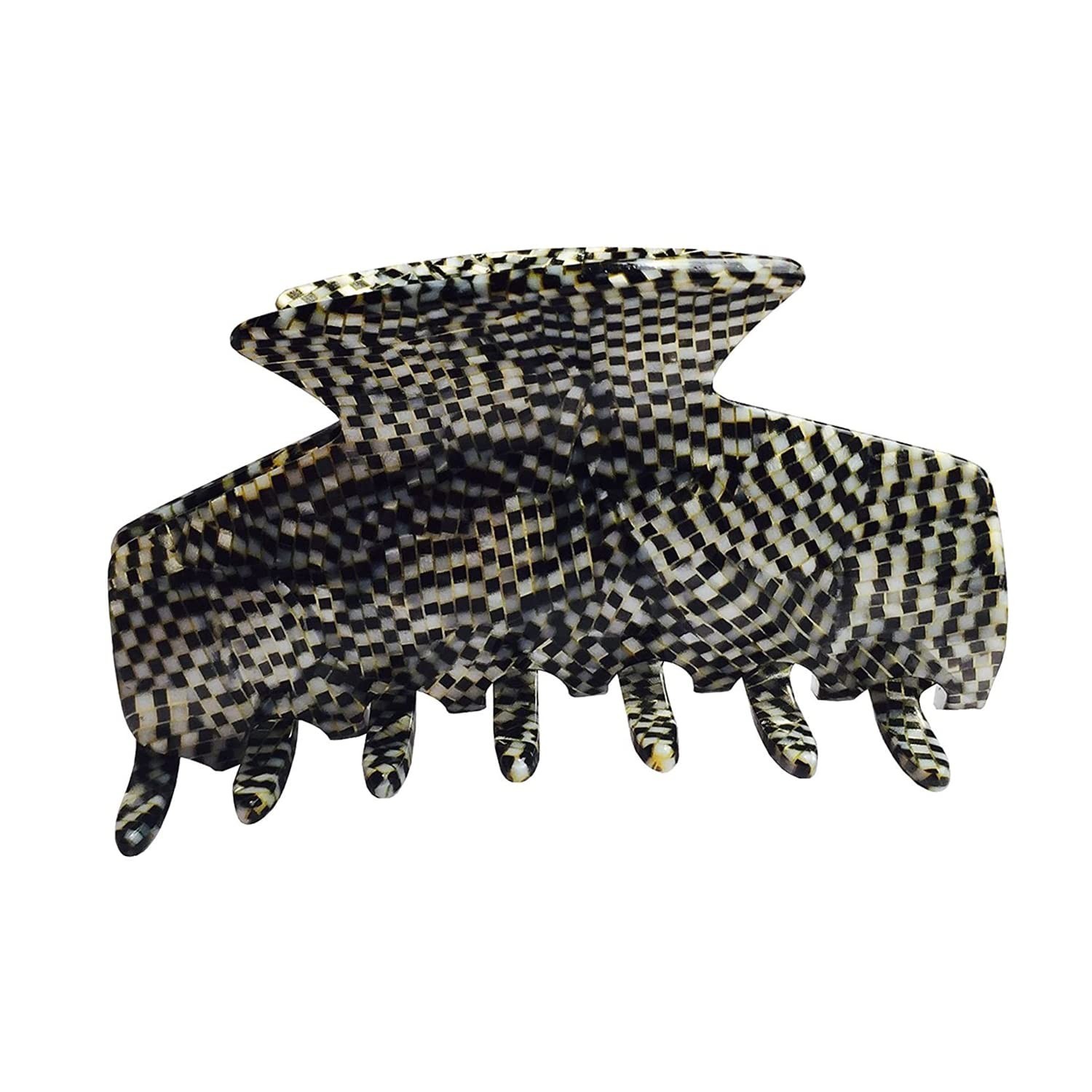 French Amie Chic Opera Handmade Celluloid Large 3 Inch Jaw Hair Claw Clip Cla…