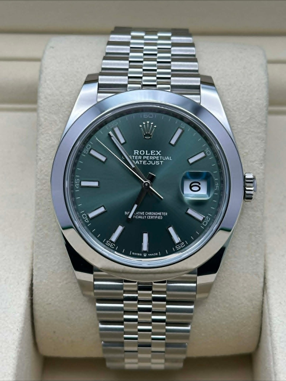 Rolex 126300 Green Jubilee