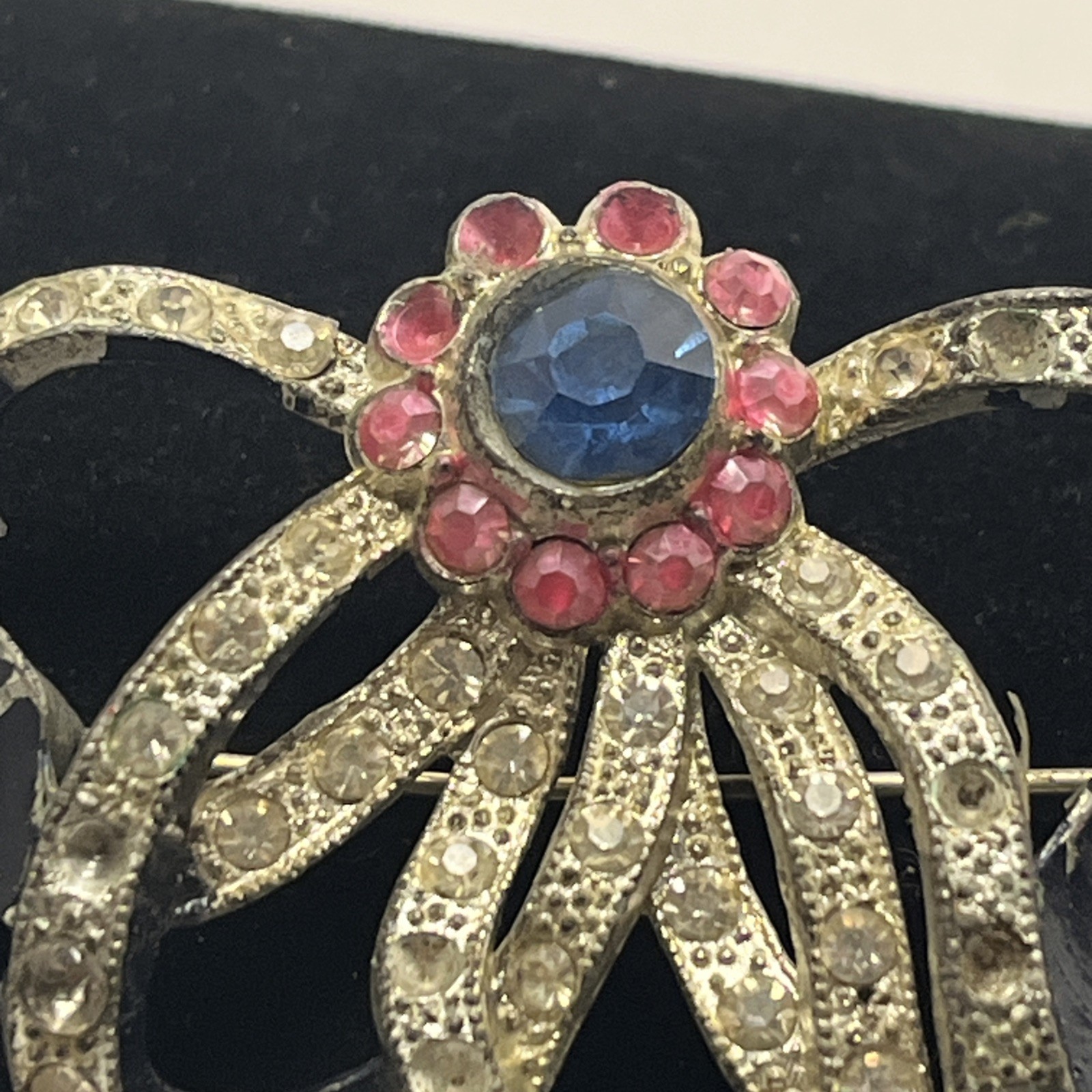 Vintage Marcel Boucher Bow Knot Brooch, See Photos, RARE ART DECO COLLECTIBLE!