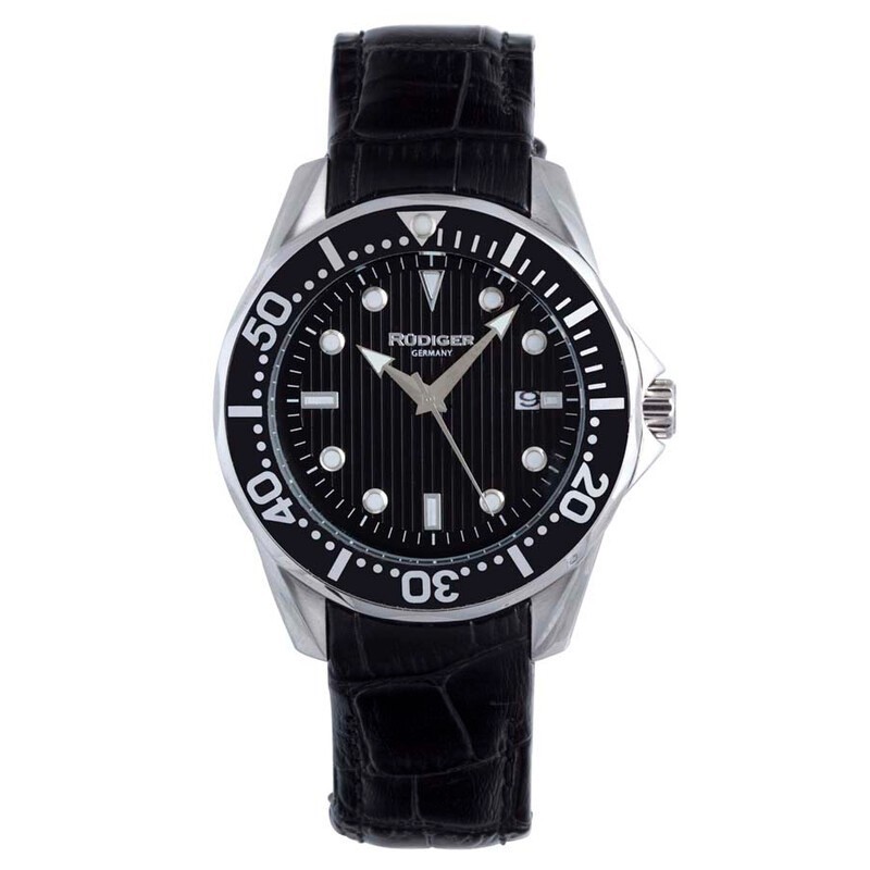 Rudiger Chemnitz Black Dial Men’s Watch R2000-04-007L