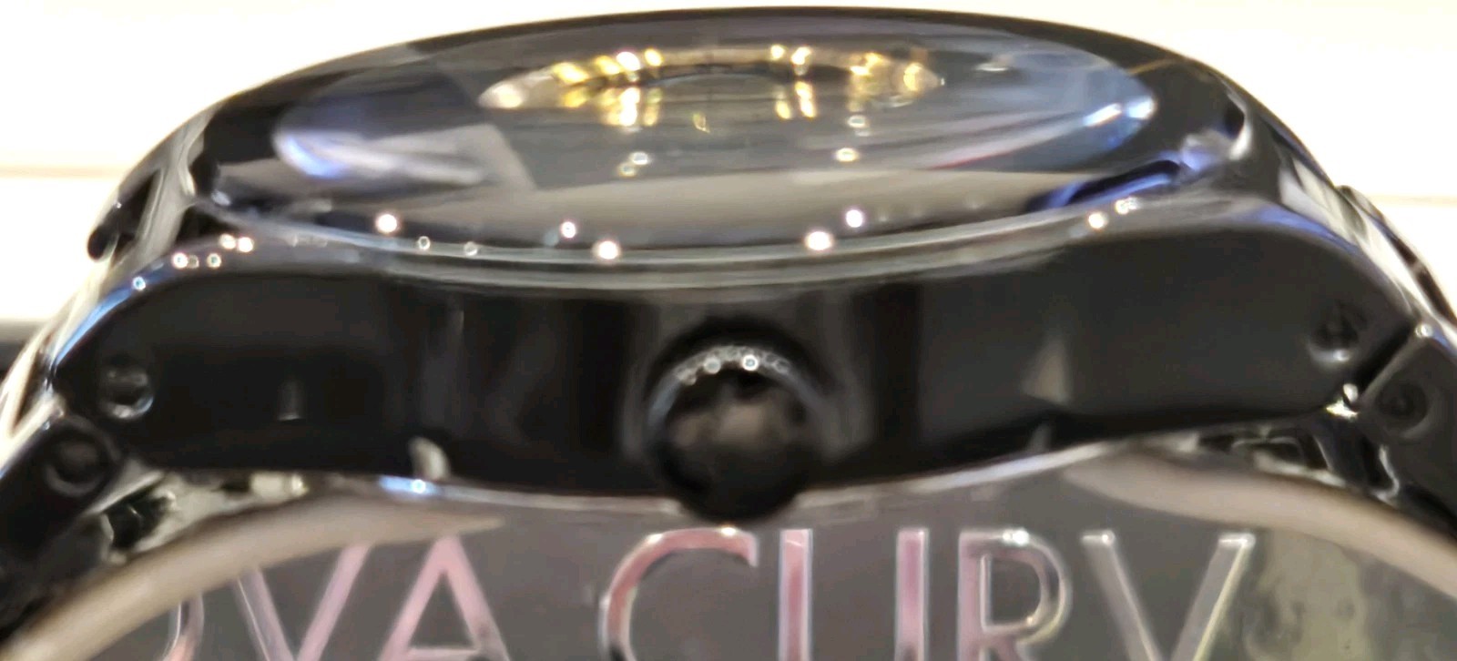 STORE DISPLAY Bulova Modern Millennia Automatic Skeleton Black Mens Watch 98A291