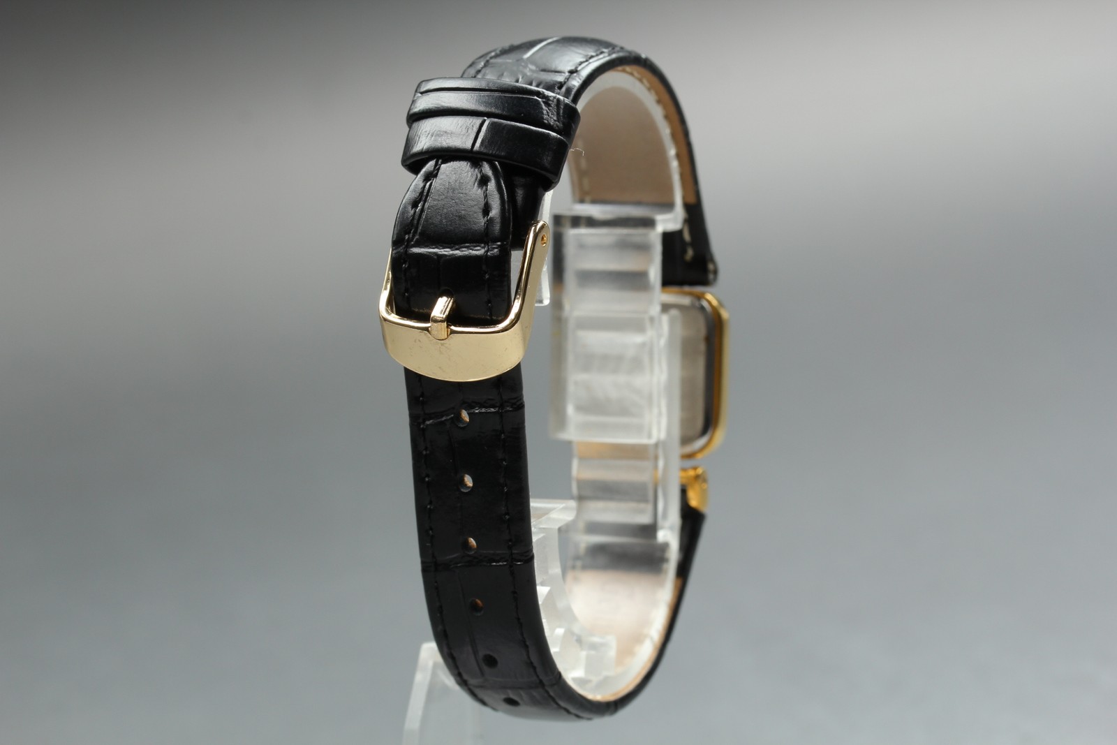 LONGINES 153 6749 21mm Gold Dial Square Women’s Watch Vintage [Near MINT]