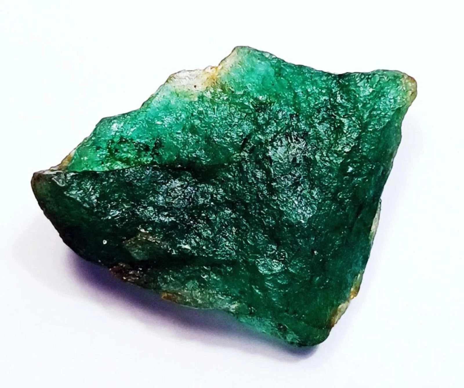 Loose Gemstone Natural Emerald Rough 99.20 Ct Certified With Free Gift