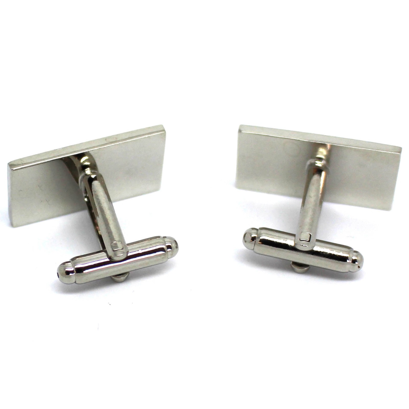Baton Rouge LA (USA) Flag Cufflinks in Chrome Gift box