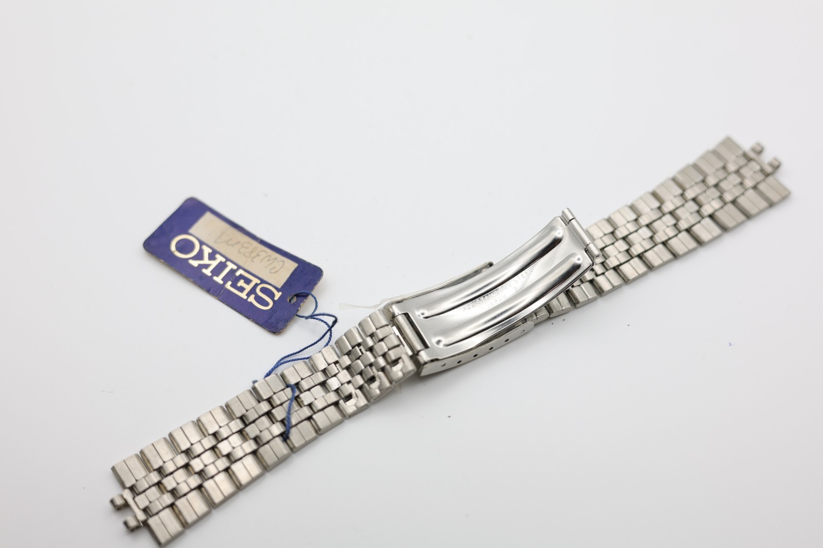 SEIKO STAINLESS WRIST WATCH BRACELET 165mm LONG 19.87/7.68mm LUG END WIDTH (BM)