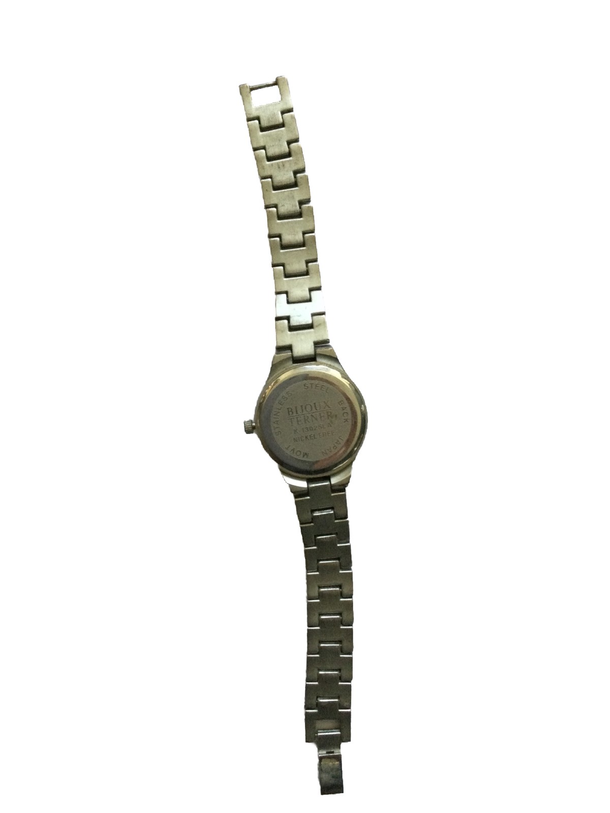 Bijoux Terner Stainless Watch K-13025 7″ Band Nickel-Free Working Battery