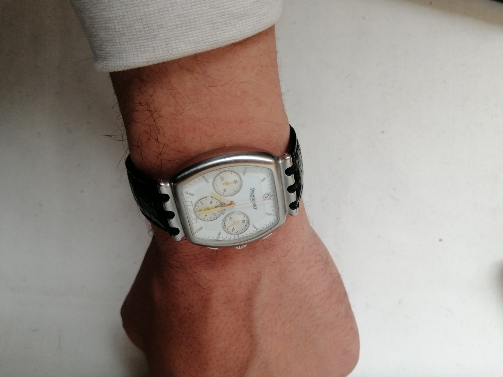 SERVICED Vintage Pequignet Chrono 37 Jewels ETA 2894-2 Swiss Automatic Men Watch