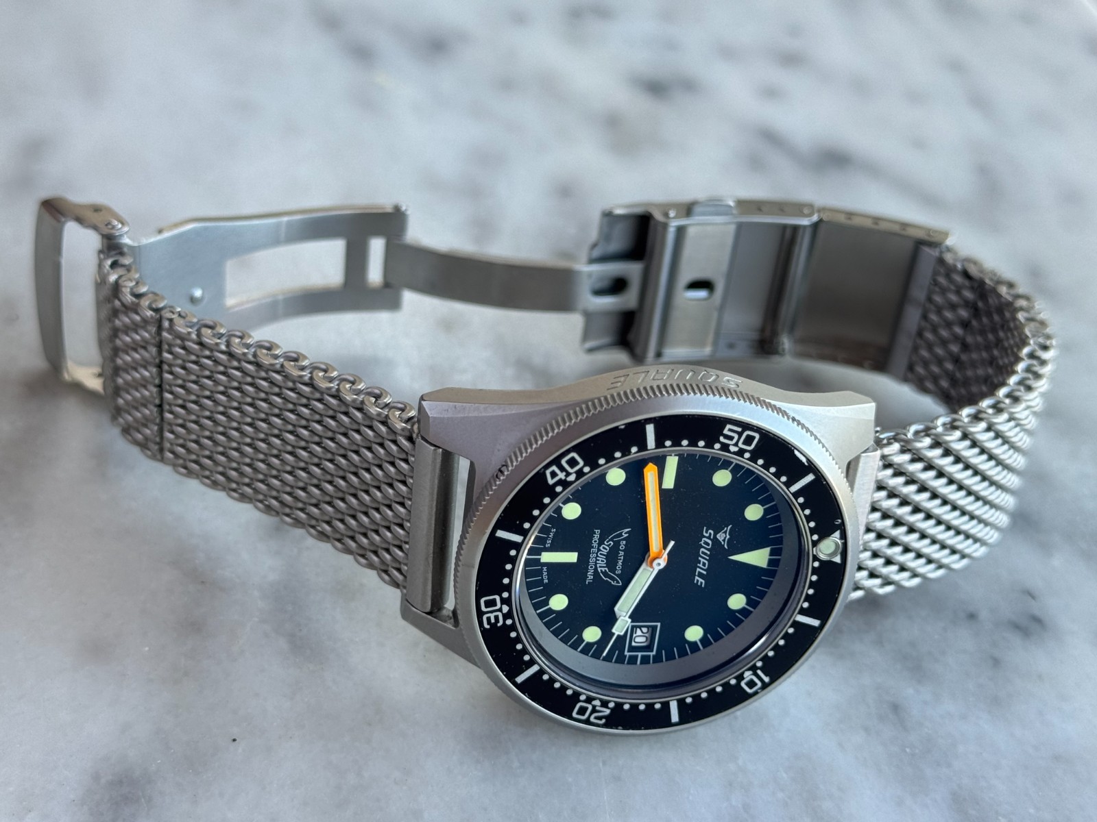 Squale 1521 Professional Classic Diver Watch Automatic Mens 42mm Swiss Made
